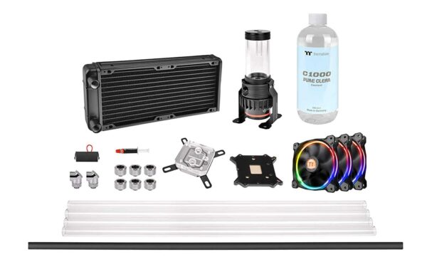 Thermaltake Pacific M240 Hard Tube Water Cooling Kit - Cooling Systems