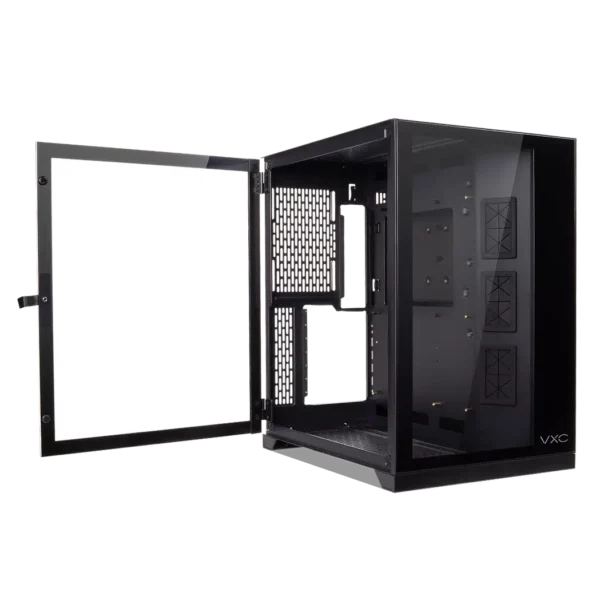 Tecware VXC Dual Chamber ATX TG PC Case Black - Chassis