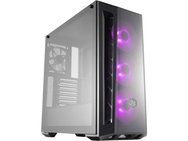 Cooler Master MasterBox MB520 RGB Black Steel Tempered Glass - Chassis