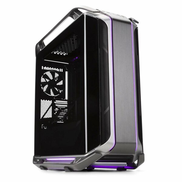 Cooler Master Cosmos C700M with ARGB Lighting, Aluminum Panels, a Riser Cable, and Curved Tempered Glass - Chassis
