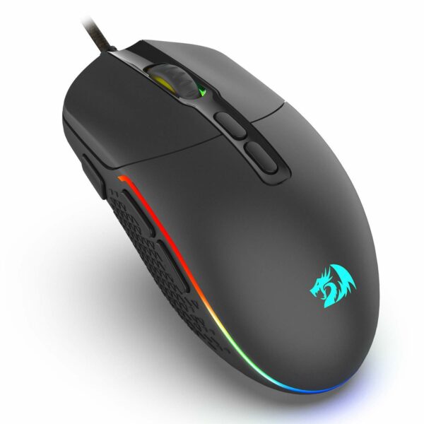 Redragon M719 Invader Wired Optical Gaming Mouse - Computer Accessories