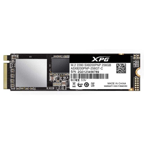 Adata XPG SX8200 Pro 256GB 3D NAND NVMe Gen3x4 PCIe M.2 2280 Solid State Drive - Solid State Drives
