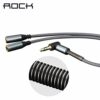 ROCK 3.5mm Stereo Audio Male to 2 Female Headset Mic Y Splitter Cable - Cables/Adapter