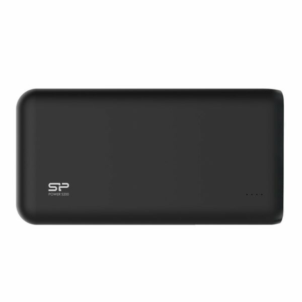 Silicon Power S200 20000mAh Power Bank Black 2X USB Output Ports - Gadget Accessories