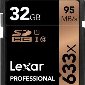Lexar Professional 633x 32GB SDHC UHS-I/U1 Card - Gadget Accessories