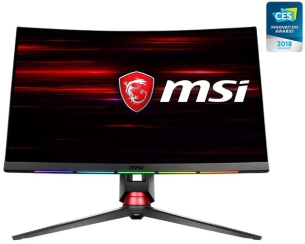 MSI Optix MPG27CQ 1ms 2560 x 1440 144Hz SteelSeries GameSense FreeSync 27” Curved RGB Gaming Monitor - Monitors