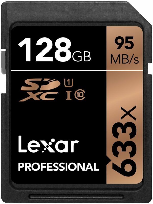 Lexar Professional 633x 128GB SDXC UHS-I/U1 Card - Gadget Accessories