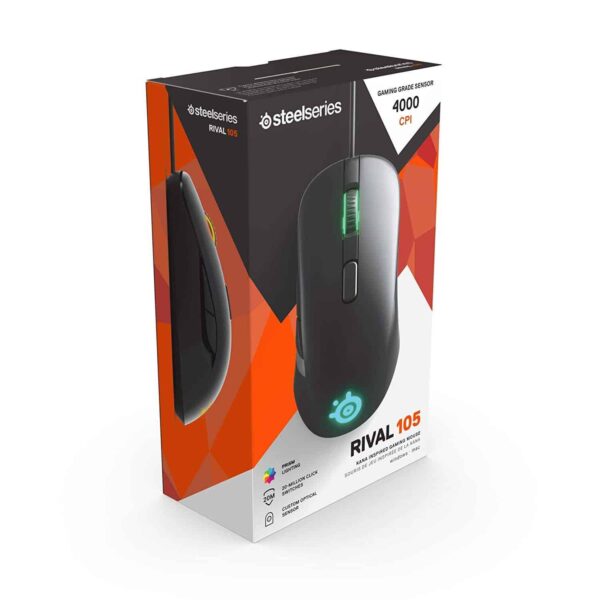SteelSeries Rival 105 Worldwide Gaming Mouse - Computer Accessories