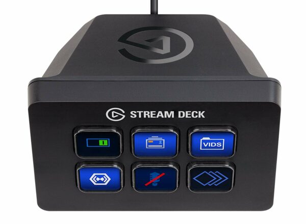 Elgato Stream Deck Mini Live Content Creation Controller with 6 Customizable LCD keys Windows 10 & macOS - Computer Accessories