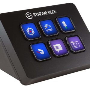 Elgato Stream Deck Mini Live Content Creation Controller with 6 Customizable LCD keys Windows 10 & macOS - Computer Accessories