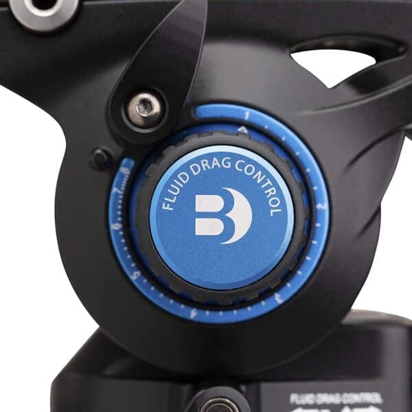 Benro S6PRO Flat Base Fluid Video Head - Camera and Gears