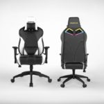 Gamdias Achilles E1 L RGB Gaming Chair Black & White