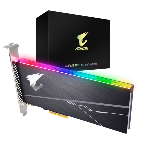 Gigabyte AORUS AIC RGB 512GB | 1TB M.2 NVMe Solid State Drive SSD - Solid State Drives