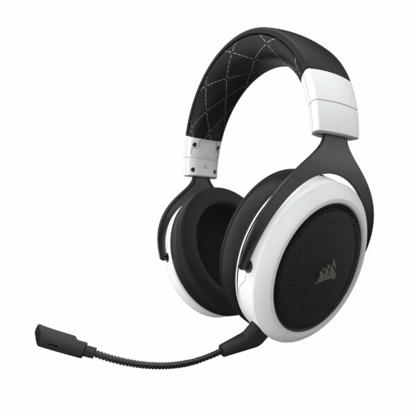 CORSAIR HS70 Wireless - 7.1 Surround Sound Gaming Headset White - Computer Accessories