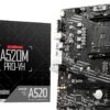 MSI A520M PRO VH ProSeries Motherboard - AMD Motherboards