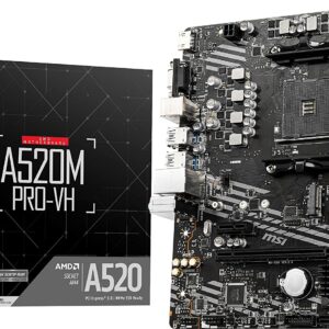 MSI A520M PRO VH ProSeries Motherboard - AMD Motherboards