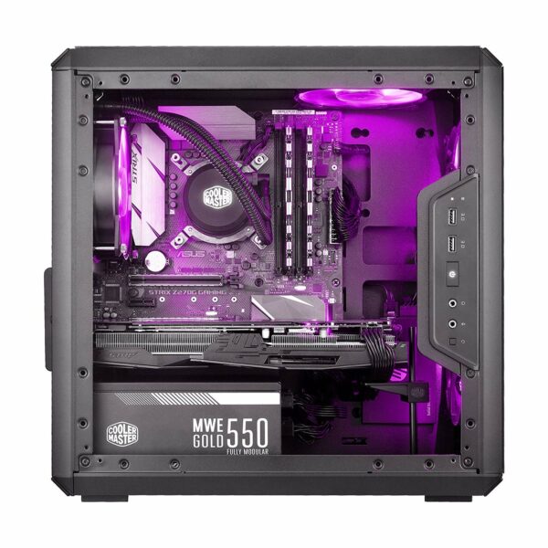 Cooler Master MasterBox Q300L mATX Tower w/Magnetic Design Dust Filter Chassis - Chassis