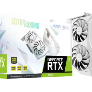 ZOTAC GAMING GeForce RTX 3060 AMP White Edition, 12GB GDDR6 ZT-A30600F-10P - Nvidia Video Cards