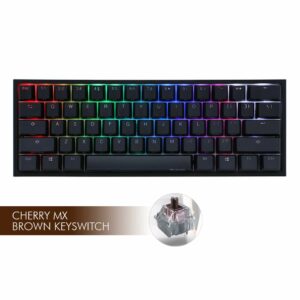 Ducky One 2 Mini Mechanical Gaming Keyboard - MX Brown Switch DKON1861ST-CUSPDAZT1 - Computer Accessories