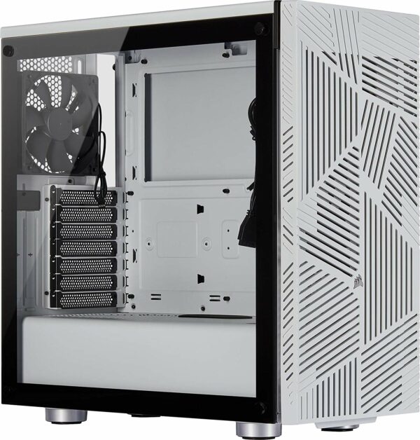 Corsair 275R Airflow Tempered Glass Mid-Tower Gaming Case White - Chassis