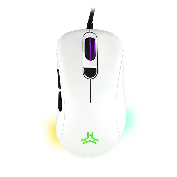 RAKK Kaptan Gaming Mouse White - Computer Accessories