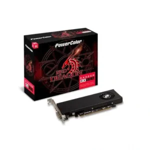 PowerColor Radeon RX 550 4GB GDDR5 Low Profile Graphics Card - AMD Video Cards