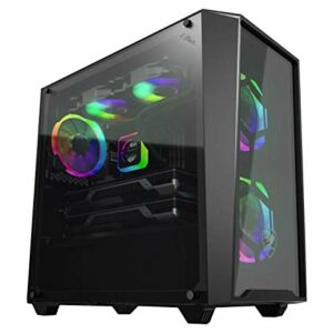 Cougar MG120-G Compact Micro-ATX Gaming Case with Glass Side Window - Chassis