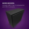 NZXT H710i ATX Mid Tower PC Gaming Case Black CA-H710 i-B1 - Chassis