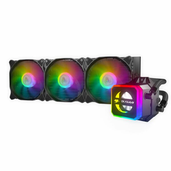 Cougar Helor 360 CPU Liquid Cooling with Addressable RGB, Core Box v2 and a Remote Controller - AIO Liquid Cooling System