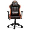 COUGAR Armor Pro Gaming Chair Steel Frame Breathable Premium PVC Leather and Micro Suede-Like Texture Orange/Black - Furnitures