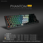 Tecware Phantom Elite RGB TKL 87 Keys Modular Kailh Speed/Gateron Switch