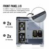 Corsair Crystal 570X RGB Mid Tower 3 RGB Fans Tempered Glass White CC-9011110-WW - Chassis