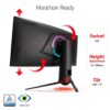 ASUS ROG Strix XG35VQ 35” Curved Gaming Monitor UWQHD 1440p 100Hz DP HDMI Eye Care FreeSync - Monitors