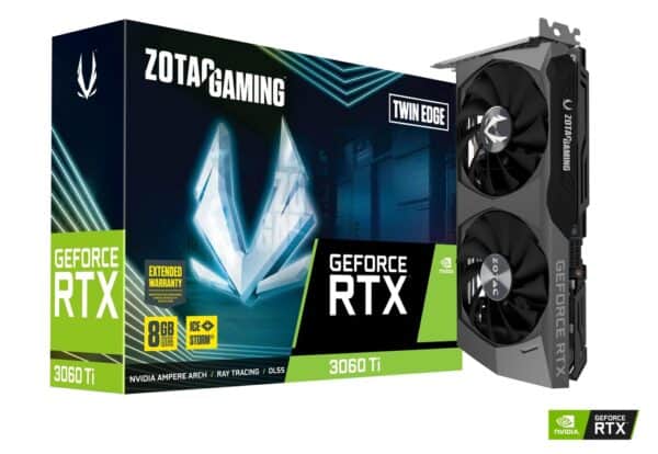 ZOTAC Gaming GeForce RTX 3060 Ti Twin Edge 8GB GDDR6 256-bit Gaming Graphics Card - BTZ Flash Deals
