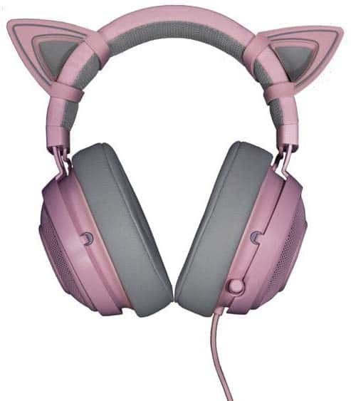 Razer Kitty Ears for Kraken Headsets Quartz Pink RC21-01140300-W3M1 - Audio Gears and Accessories