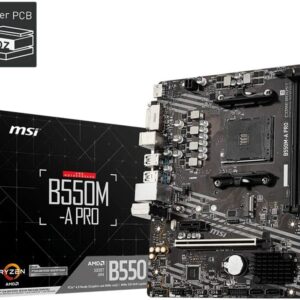 MSI B550M-A PRO ProSeries Motherboard - AMD Motherboards