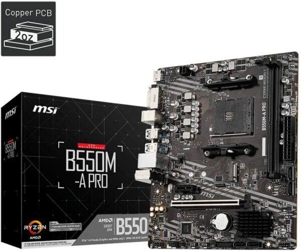 MSI B550M-A PRO ProSeries Motherboard - AMD Motherboards