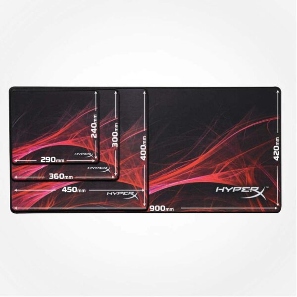 HyperX FURY S Pro-Medium Gaming Mouse Pad: 360X300X3MM (KHX-MPFS-S-M) - Computer Accessories