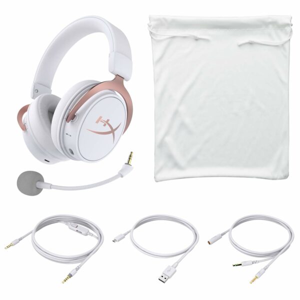 Kingston HyperX Cloud MIX Wired Gaming Headset + Bluetooth Rose Gold - Computer Accessories