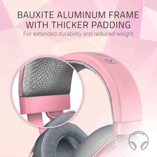 Razer Kraken Gaming Headset-Quartz Pink Edition RZ04-02830300-R3M1 - Computer Accessories