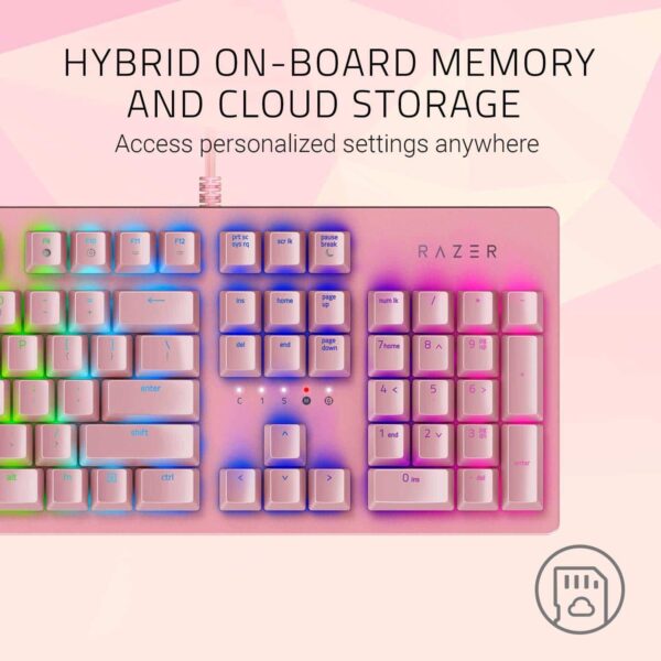 Razer Huntsman Keyboard Quartz Pink RZ03-02521800-R3M1 - Computer Accessories