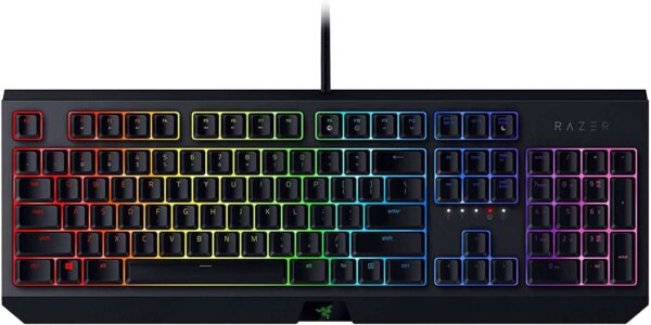 Razer Blackwidow Mechanical Gaming Keyboard, with Razer Green Switches (Clicky and Tactile), RGB Chroma  RZ03-02860100-R3M1 - Computer Accessories