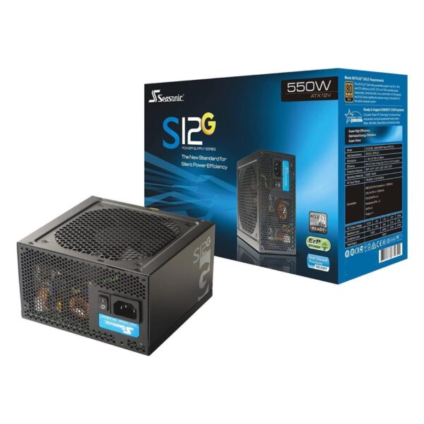 Seasonic S12G-550 550W 80+ Gold Certified Wired Power Supply - Power Sources