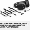 SteelSeries Arctis 1 Wireless Gaming Headset – USB-C – Detachable Clearcast Microphone – for PC, PS4, Nintendo Switch and Lite, Android – Black - Computer Accessories