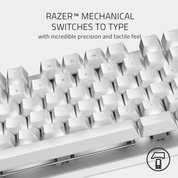 Razer Blackwidow Lite Mercury White Orange Switch RZ03-02640700-R3M1 - Computer Accessories