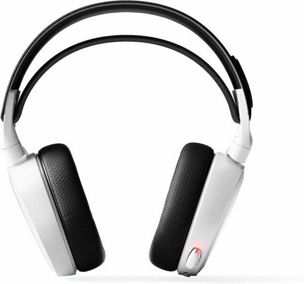 SteelSeries Arctis 7 - Lossless Wireless Gaming Headset with DTS Headphone:X v2.0 Surround - For PC and PlayStation 4 - White - Computer Accessories