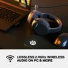 SteelSeries Arctis 1 Wireless Gaming Headset – USB-C – Detachable Clearcast Microphone – for PC, PS4, Nintendo Switch and Lite, Android – Black - Computer Accessories