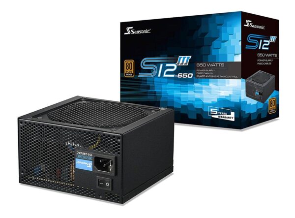 Seasonic S12III 650 SSR-650GB3 650W 80+ Bronze ATX12V Power Supply - Power Sources