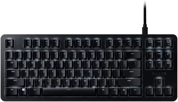 Razer Blackwidow Lite Gaming Keyboard Orange Switches - RZ03-02640100-R3M1
 	Razer™ Mechanical Switches (Orange)
 	Silent Keys with included o-rings
 	Compact form factor
 	Individually backlit keys
 	Razer Synapse 3 configuration tool
 	Razer™ Mechanical Switches (Orange)
 	80-million keystroke lifespan
 	Razer Synapse enabled
 	Detachable braided fiber cable with strap
 	10-key rollover anti-ghosting
 	Fully programmable keys with on-the-fly macro recording
 	Gaming mode option
 	1000 Hz Ultrapolling
 	Instant Trigger Technology
 	Compatible with Xbox One for basic input