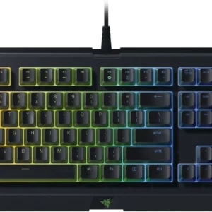 Razer Cynosa Chroma Gaming Keyboard QWERTY RZ03-02260100-R3M1<ul>
 	<li>Soft cushioned keys with gaming-grade performance</li>
 	<li>104 individually customizable backlit keys</li>
 	<li>Spill-resistant durable design</li>
 	<li>10 key roll-over with anti-ghosting</li>
 	<li>Individually backlit keys and underglow powered by Razer Chroma™</li>
 	<li>Soft cushioned gaming-grade keys</li>
 	<li>Individually customizable backlit keys</li>
 	<li>Razer Chroma™ backlighting with 16.8 million customizable color options</li>
 	<li>Underglow lighting with 22 customization zones</li>
 	<li>Razer Synapse enabled</li>
 	<li>10 key roll-over with anti-ghosting</li>
 	<li>Spill-resistant durable design</li>
 	<li>Fully programmable keys with on-the-fly macro recording</li>
 	<li>Gaming mode option</li>
 	<li>1000Hz Ultrapolling</li>
</ul>